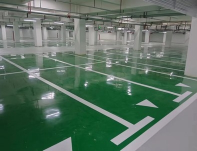 武汉武汉小区停车场标线